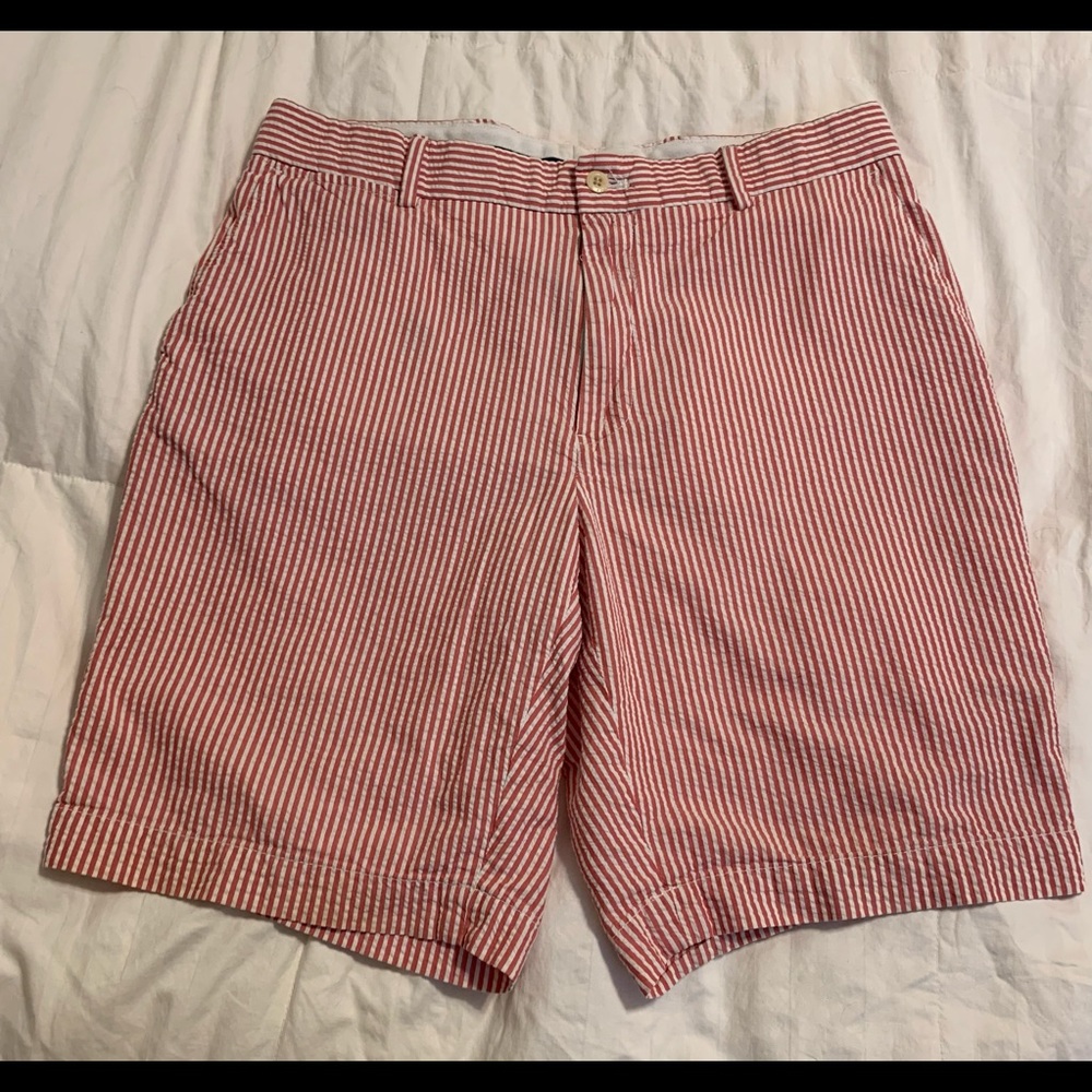 Vintage Polo by Ralph Lauren pin striped golf shorts